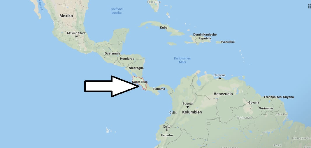 Wo liegt Costa Rica? Wo ist Costa Rica? in welchem Land? Welcher Kontinent ist Costa Rica?
