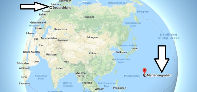 Wo liegt Marianengraben - Wo ist Marianengraben - in welchem Land - Welcher Kontinent ist Marianengraben
