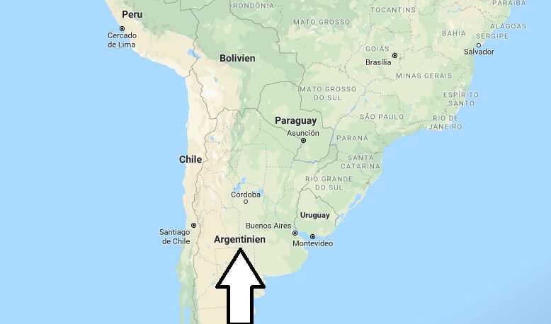Wo liegt Argentinien? Wo ist Argentinien? in welchem Land? Welcher Kontinent ist Argentinien?