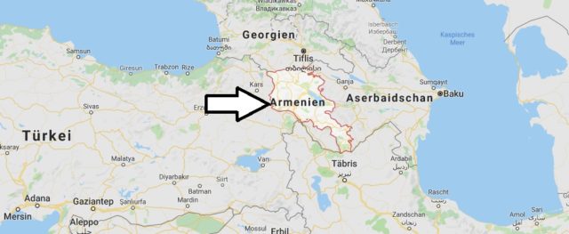Wo liegt Armenien? Wo ist Armenien? in welchem Land? Welcher Kontinent ist Armenien?
