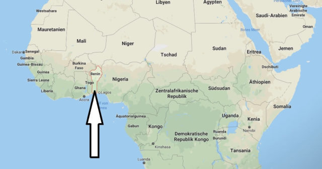 Wo liegt Benin? Wo ist Benin? in welchem Land? Welcher Kontinent ist Benin?