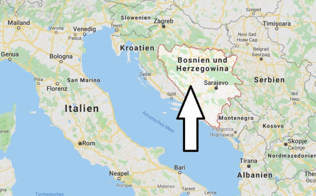 Wo liegt Bosnien und Herzegowina? Wo ist Bosnien und Herzegowina? in welchem Land? Welcher Kontinent ist Bosnien und Herzegowina?