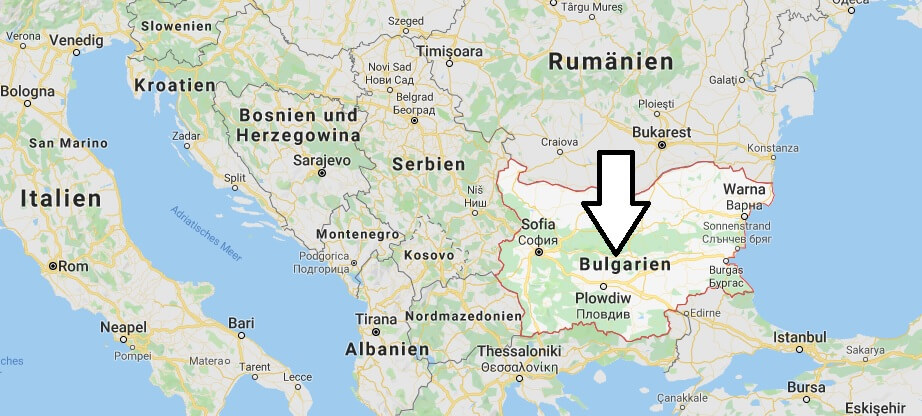 Wo liegt Bulgarien? Wo ist Bulgarien? in welchem Land? Welcher Kontinent ist Bulgarien?
