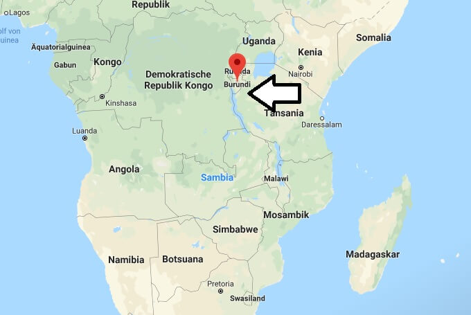 Wo liegt Burundi? Wo ist Burundi? in welchem Land? Welcher Kontinent ist Burundi?