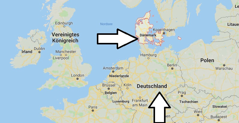 Wo liegt Dänemark? Wo ist Dänemark? in welchem Land? Welcher Kontinent ist Dänemark?