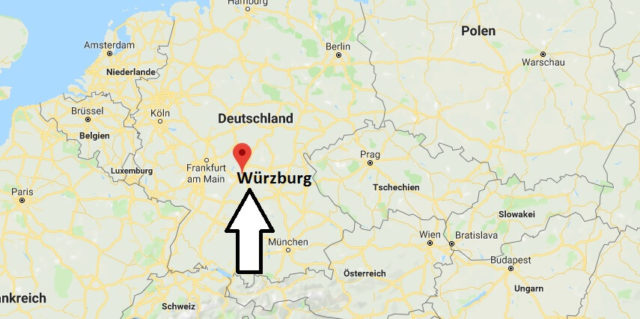 Wo liegt Würzburg? Wo ist Würzburg? in welchem Land? Welcher Kontinent ist Würzburg?