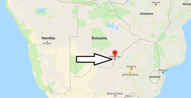 Was ist die Hauptstadt von Botswana