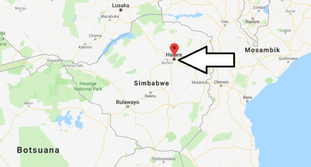 Was ist die Hauptstadt von Simbabwe