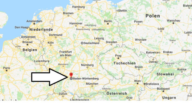 Wo liegt Baden-Württemberg? Wo ist Baden-Württemberg