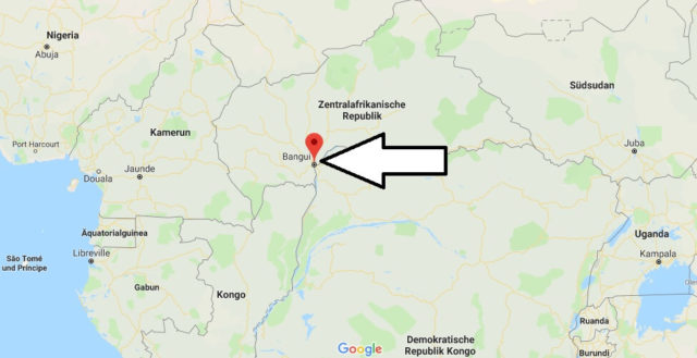 Wo liegt Bangui? Wo ist Bangui? in welchem land liegt Bangui