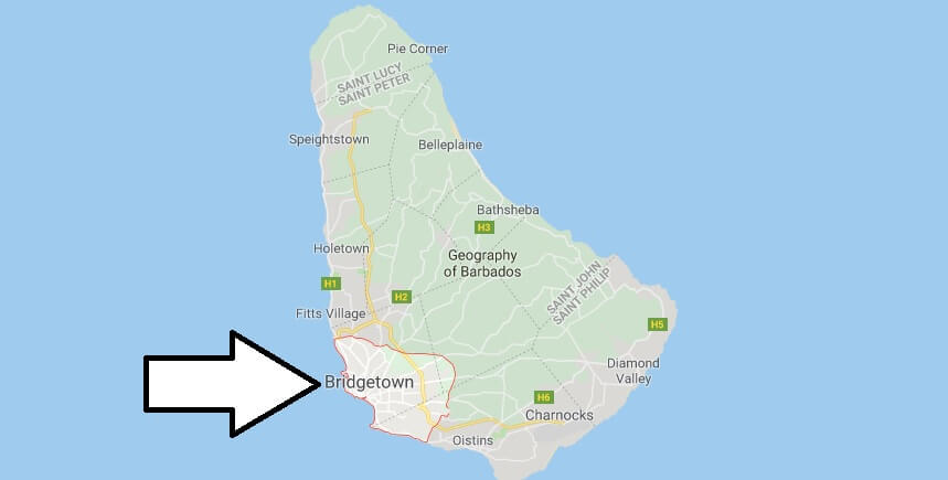 Wo liegt Bridgetown - Wo ist Bridgetown - in welchem land liegt Bridgetown