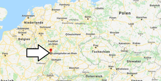 Wo liegt Ludwigshafen am Rhein? Wo ist Ludwigshafen am Rhein