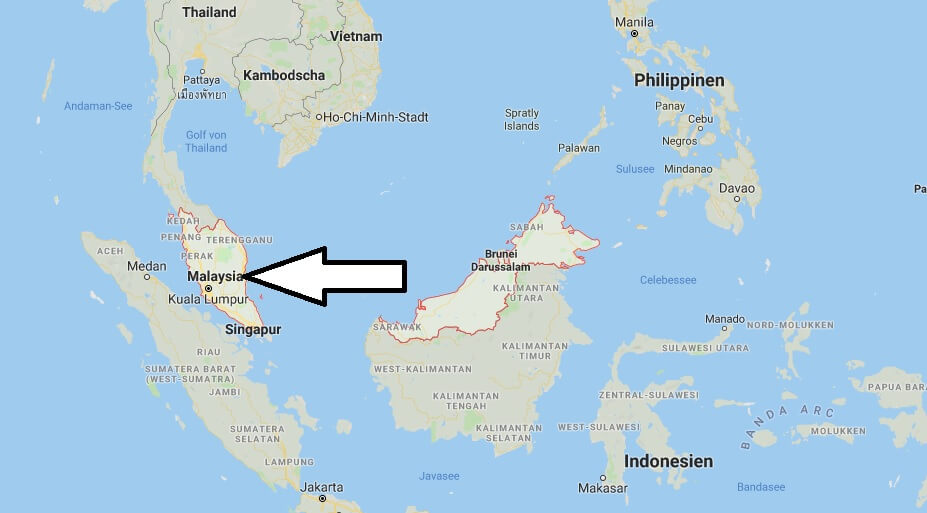  Wo liegt Malaysia  Wo  ist Malaysia  in welchem Land 