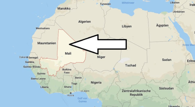 Wo liegt Mali? Wo ist Mali? in welchem Land? Welcher Kontinent ist Mali?