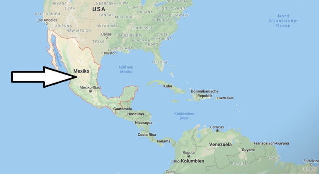 Wo liegt Mexiko? Wo ist Mexiko? in welchem Land? Welcher Kontinent ist Mexiko?