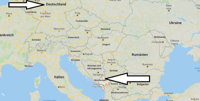 Wo liegt Montenegro? Wo ist Montenegro? in welchem Land? Welcher Kontinent ist Montenegro?