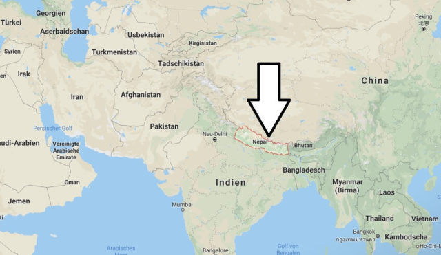 Wo liegt Nepal? Wo ist Nepal? in welchem Land? Welcher Kontinent ist Nepal?