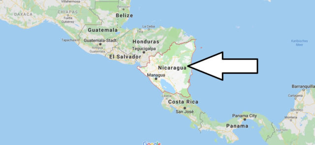Wo liegt Nicaragua? Wo ist Nicaragua? in welchem Land? Welcher Kontinent ist Nicaragua?