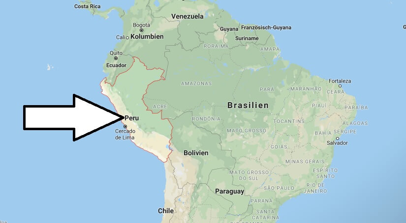 Wo liegt Peru? Wo ist Peru? in welchem Land? Welcher Kontinent ist Peru?