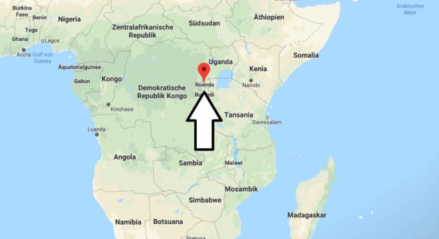 Wo liegt Ruanda? Wo ist Ruanda? in welchem Land? Welcher Kontinent ist Ruanda?