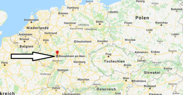 Wo liegt Rüsselsheim am Main? Wo ist Rüsselsheim am Main? in welchem Land