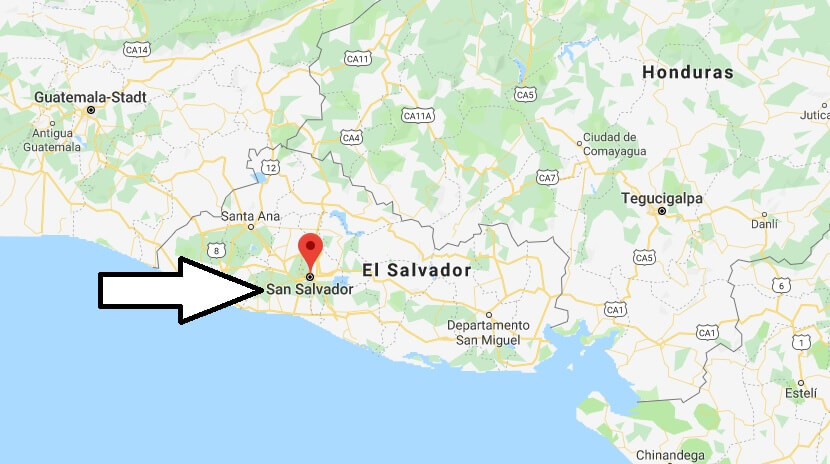 Wo liegt San Salvador? Wo ist San Salvador? in welchem land liegt San Salvador