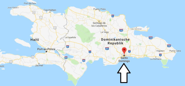 Wo liegt Santo Domingo? Wo ist Santo Domingo? in welchem land liegt Santo Domingo