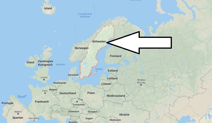 Wo liegt Schweden? Wo ist Schweden? in welchem Land? Welcher Kontinent ist Schweden?