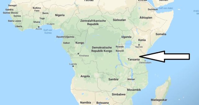 Wo liegt Tansania? Wo ist Tansania? in welchem Land? Welcher Kontinent ist Tansania?