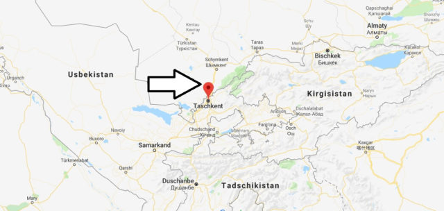 Wo liegt Taschkent? Wo ist Taschkent? in welchem land liegt Taschkent
