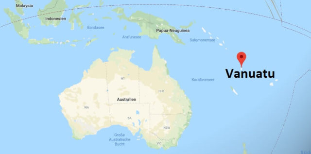 Wo liegt Vanuatu? Wo ist Vanuatu? in welchem Land? Welcher Kontinent ist Vanuatu?