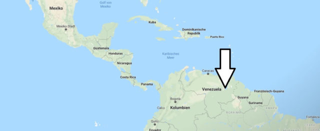 Wo liegt Venezuela? Wo ist Venezuela? in welchem Land? Welcher Kontinent ist Venezuela?