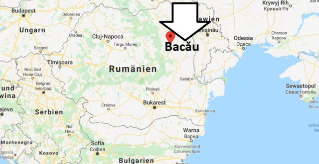 Wo liegt Bacău? Wo ist Bacău? in welchem land liegt Bacău