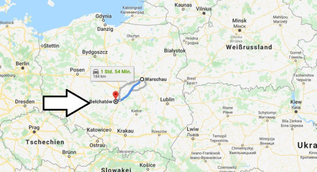Wo liegt Bełchatów? Wo ist Bełchatów? in welchem land liegt Bełchatów
