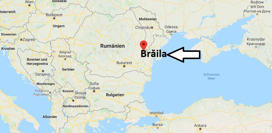 Wo liegt Brăila? Wo ist Brăila? in welchem land liegt Brăila