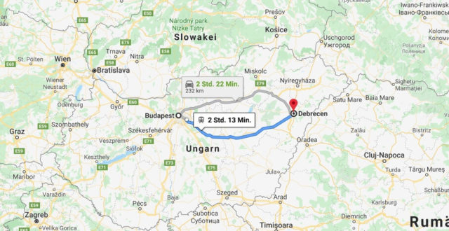 Wo liegt Debrecen? Wo ist Debrecen? in welchem land liegt Debrecen