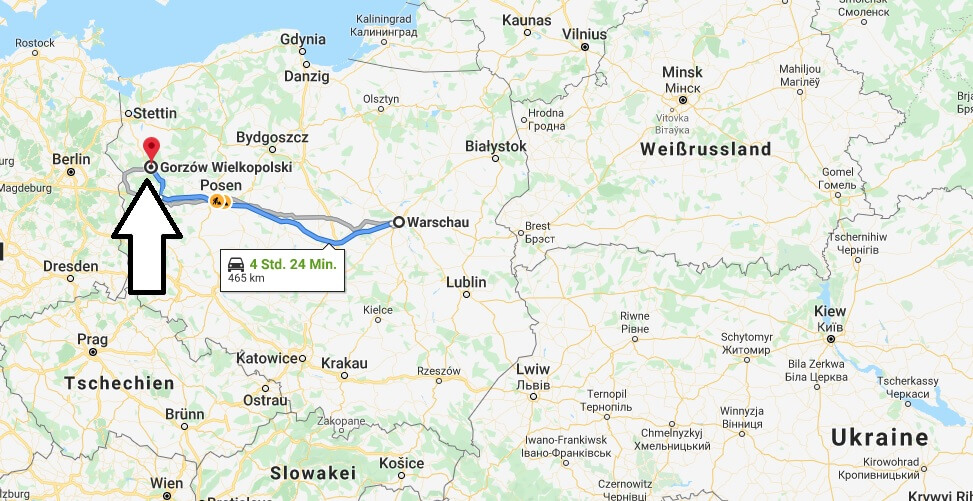 Wo liegt Gorzów Wielkopolski? Wo ist Gorzów Wielkopolski? in welchem land liegt Gorzów Wielkopolski