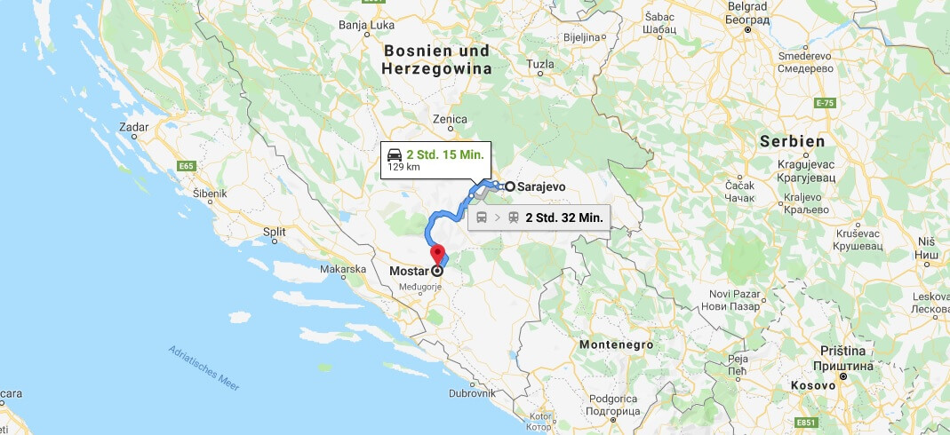 Wo liegt Mostar? Wo ist Mostar? in welchem land liegt Mostar