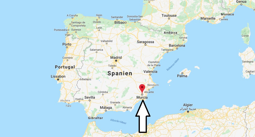 Wo liegt Murcia? Wo ist Murcia? in welchem land liegt Murcia