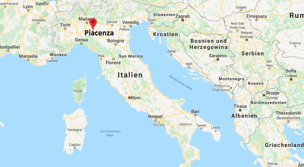 Wo liegt Piacenza? Wo ist Piacenza? in welchem land liegt Piacenza