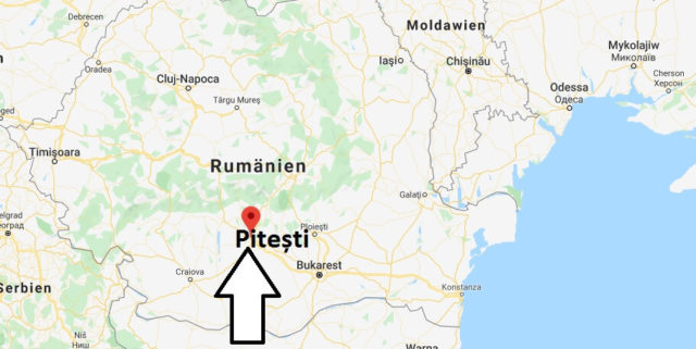 Wo liegt Pitești? Wo ist Pitești? in welchem land liegt Pitești
