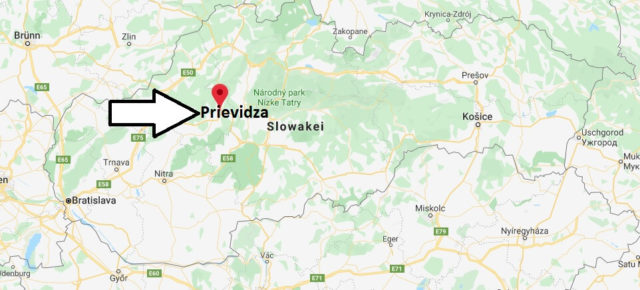 Wo liegt Prievidza? Wo ist Prievidza? in welchem land liegt Prievidza