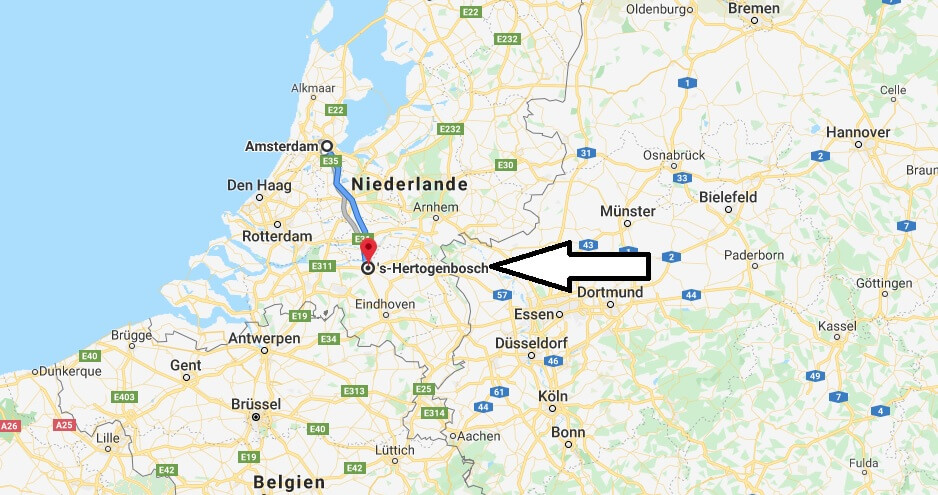 Wo liegt 'S-Hertogenbosch? Wo ist 'S-Hertogenbosch? in welchem land liegt 'S-Hertogenbosch