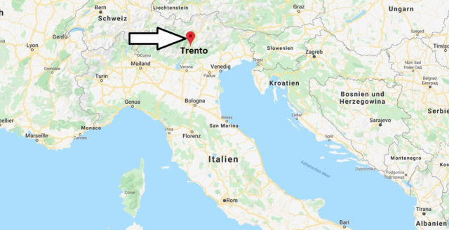 Wo liegt Trento? Wo ist Trento? in welchem land liegt Trento