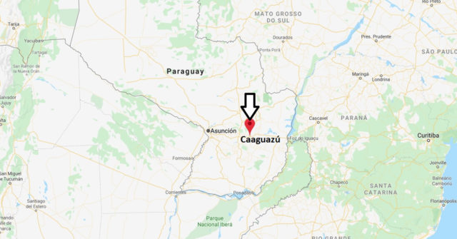 Wo liegt Caaguazú? Wo ist Caaguazú? in welchem land liegt Caaguazú