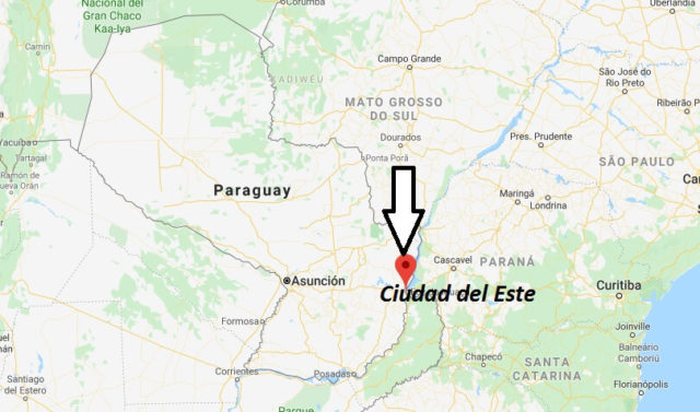Wo liegt Ciudad del Este? Wo ist Ciudad del Este? in welchem land liegt Ciudad del Este