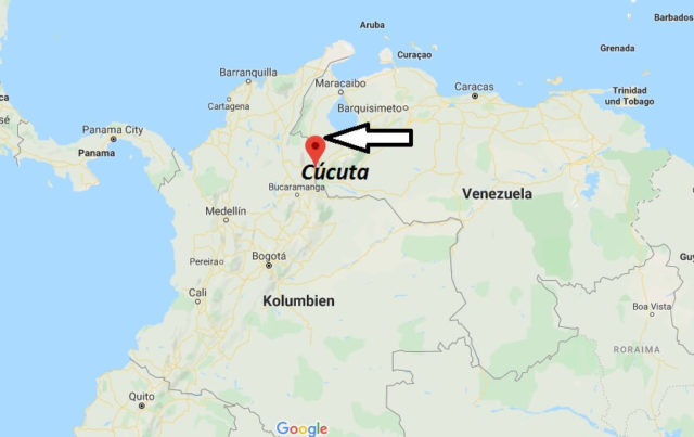 Wo liegt Cúcuta? Wo ist Cúcuta? in welchem land liegt Cúcuta