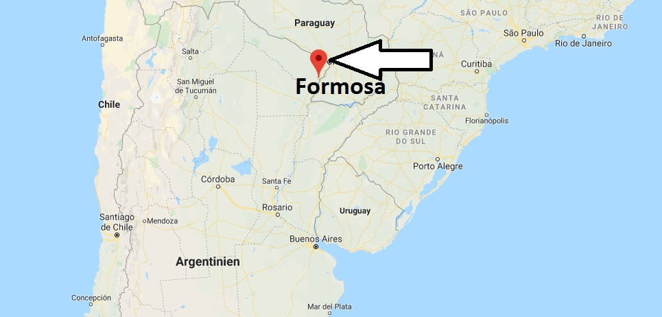 Wo liegt Formosa? Wo ist Formosa? in welchem land liegt Formosa