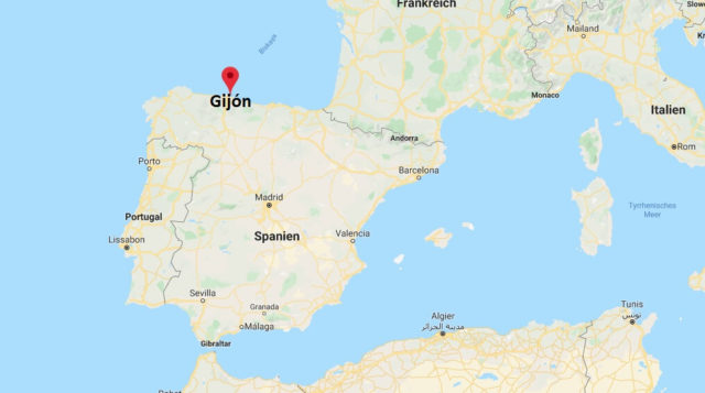 Wo liegt Gijón? Wo ist Gijón? in welchem land liegt Gijón