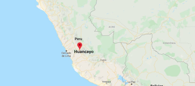 Wo liegt Huancayo? Wo ist Huancayo? in welchem land liegt Huancayo